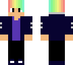 rainbow hair boy