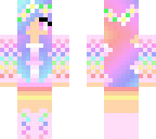 rainbow pastel flower girl