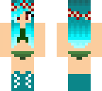 bikini girl blue