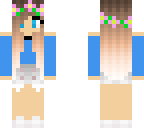 blue cute girl