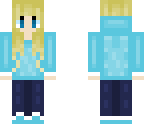 cute blue girl