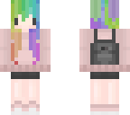 cute raindow girl