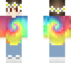 flower crown tie dye