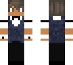 my oc dressed like a waitor