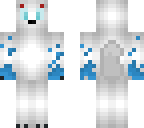 arctic fox with ice powers