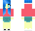blue hair girl