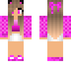 cute pink cat country girl