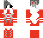 my 1st original skin puppet girl white and red