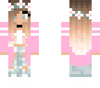 pink flower girl