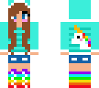 pink unicorn girl