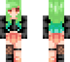 -edit- cyan hair girl