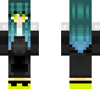 blue haired girl