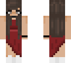fix again brown hair girl with dress