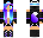 galaxy girl with tail