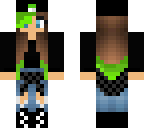 green hair girl