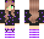 purple kitkat girl
