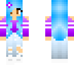 blue and purple girl