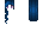 blue haired girl