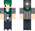 green haired boy