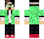 green hoodie