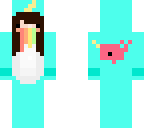 rainbow chibi narwhal girl