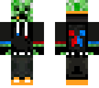 red and blue 3d creeper