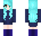 blue girl