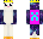 girl galaxy penguin