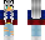 white hair cat girl
