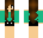 girl with brown hair and eyes