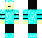 blue and with white eye's