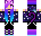 galaxy cat girl