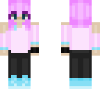 pink and aqua