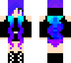 purple hair girl