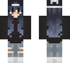 blue cap