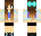 brunette blue