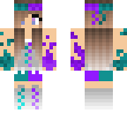 pirate girl purple and blue