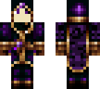 purple mage with face