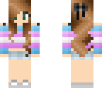 trans flag girl
