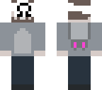 ohmwrecker masked gamer - bunny hoodie