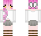 pink haired girl