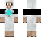 sheep with iron man arc reactor