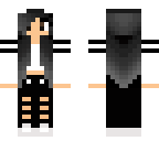 white and black