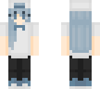 blue cap