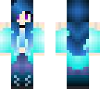 blue haired girl