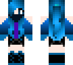 blue ninja girl cute
