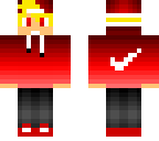 cool red nike boy