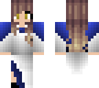 girl with blue dress
