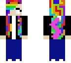 rainbow cat girl