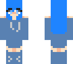 blue girl